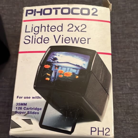 Photo code to lighted too bad to slide viewer vintage collectible, 35 mm super - Picture 9 of 11